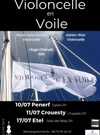 Violoncelle en voile 