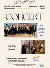 Copie de Affiche Annonce Evènement Musique Concert Noël Chorale Photos Noir Doré Simple élégant  - 1