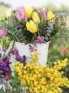 Confection de bouquets de printemps