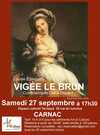 Conférence sur Louise Elisabeth Vigée-Lebrun avec Diane Gouard.