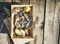 Productos salados de la bahía de Quiberon