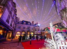 Actos navideños en la bahía de Quiberon