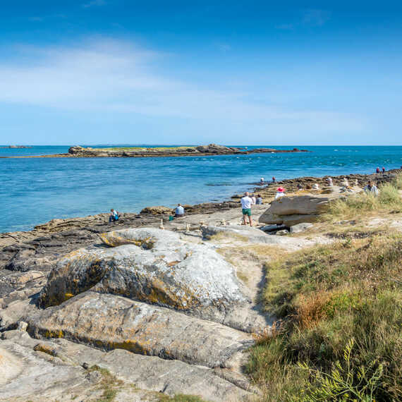 Pointe du Conguel à Quiberon en Morbihan Bretagne sud 