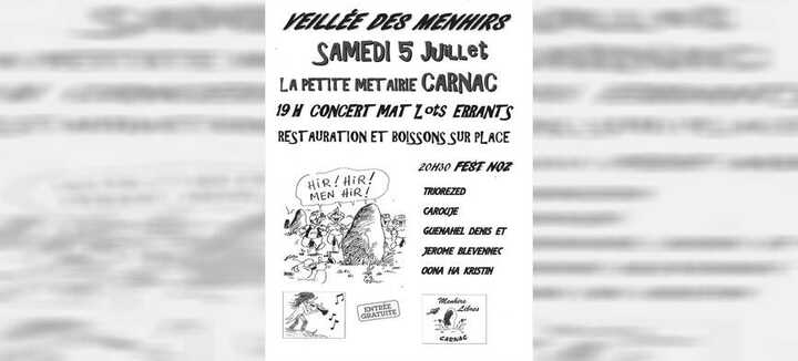 Fest-Noz "Veillée des Menhirs" Fest-Noz "Veillée des Menhirs"
