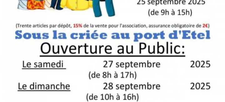 Bourse aux vêtements