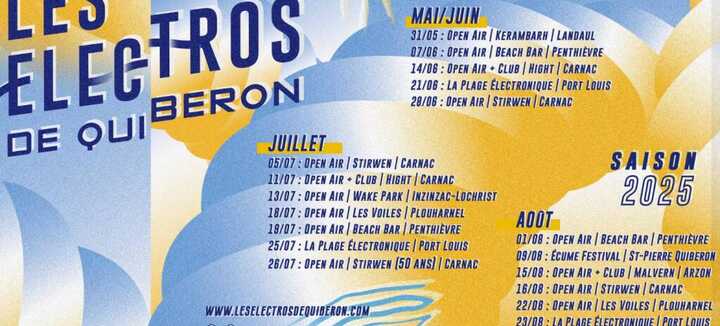 Festival Les Electros de Quiberon - Plouharnel Festival Les Electros de Quiberon - Plouharnel