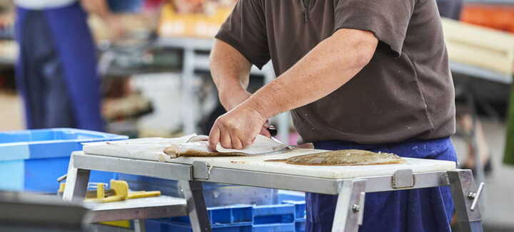 Marché de la Halle aux poissions à La Trinité-sur-Mer