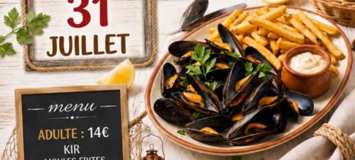 Repas Moules Frites