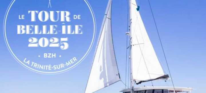 Sortie en catamaran à l'occasion de la course " Le Tour de Belle Ile "