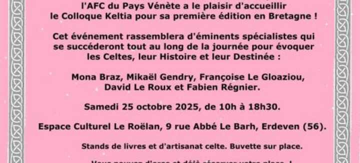 Conférence : Les Celtes, histoire et destinée Conférence : Les Celtes, histoire et destinée