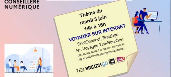 Ateliers numériques : voyager sur internet Ateliers numériques : voyager sur internet
