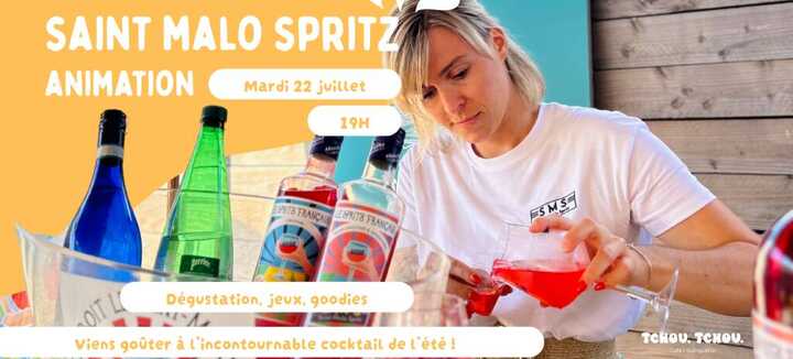 Animation St Malo Spritz (dégustation) - Tchou Tchou Quiberon Animation St Malo Spritz (dégustation) - Tchou Tchou Quiberon