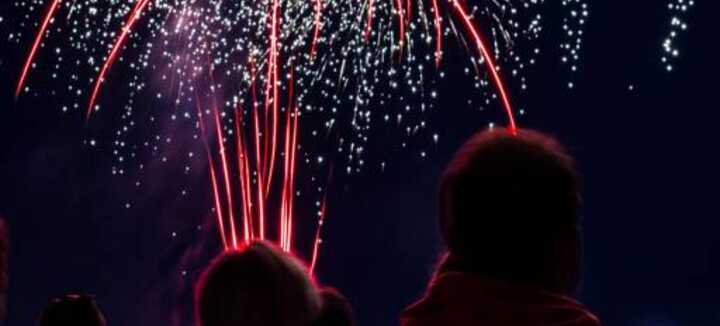 Feu d'artifice du 14 juillet à Carnac