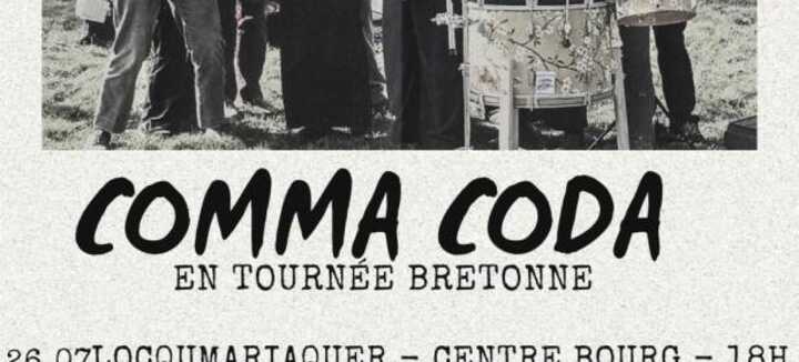 Concert Comma Coda - Marché Nocture de Carnac Concert Comma Coda - Marché Nocture de Carnac