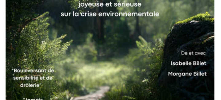 Le sujet: Conférence-spectacle sur la crise environnementale