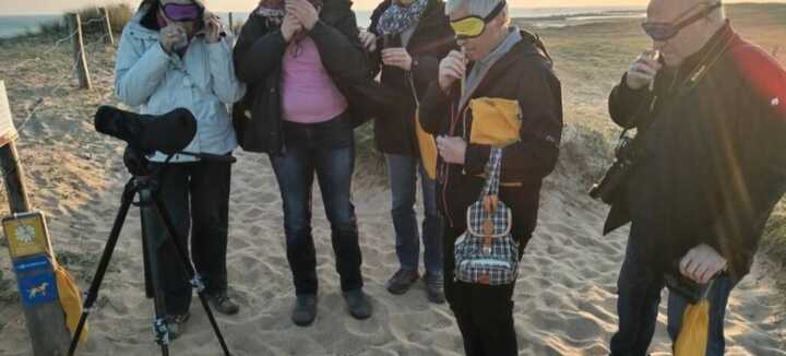 Atelier des 5 sens dans les dunes Atelier des 5 sens dans les dunes