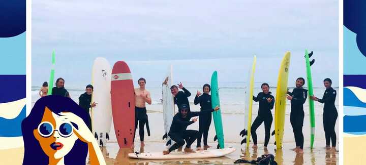 [COMPLET] Initiation surf avec Presqu’île Surf School