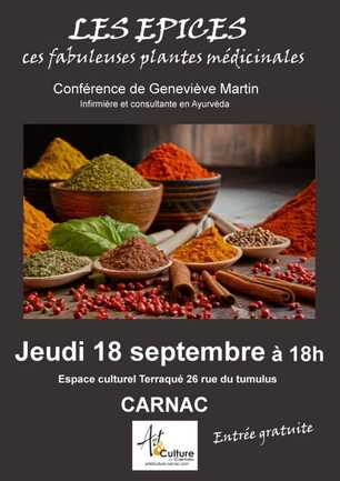 18 septembre - Les épices.Plantes médicinales - Carnac