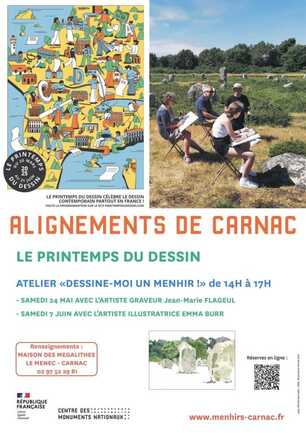 Printemps du dessin 2025 Alignements de Carnac