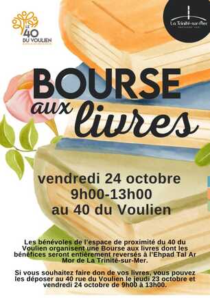 Nouvelle bourse aux livres solidaire