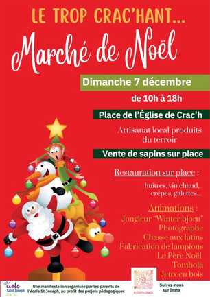Affiche marché de Noel 2025
