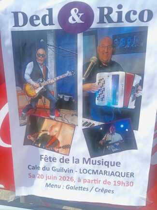 affiche fête de la musique Bar du golfe