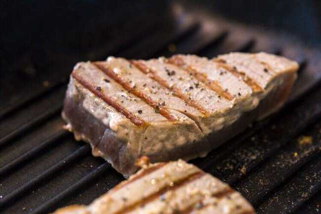 Thon grillé