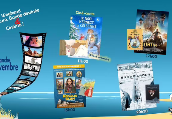 Week end Cinéma BD Littérature 29 11 2026