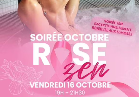 Soirée Zen à la piscine - Octobre rose