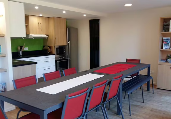Gîte La Petite Presquile -  La cuisine et salle à manger