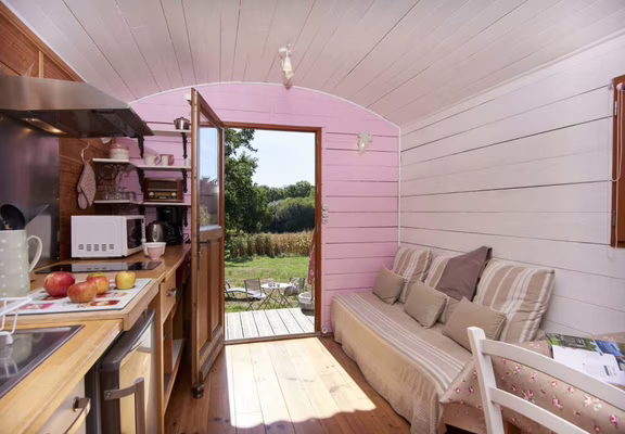 Crach_La Ferme de Kerino_Roulotte Berder_Sejour