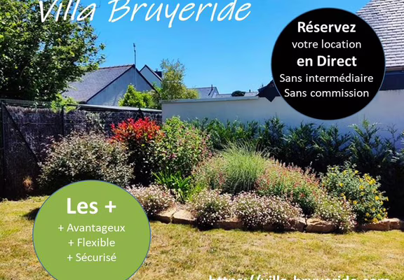 St Philibert-villa Bruyeride-jardin floral 400m2