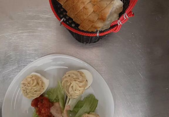 restaurant-brasserie-la-dame-de-caro-carnac-entrée-vegétarien